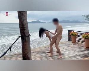 Public em bồ ở bãi biển một cảm giác thật chill | VIET69